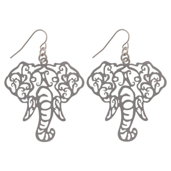 ONE BLESSED NANA Jewelry - NWT  **BOUTIQUE**   FUN   Elephant Earrings